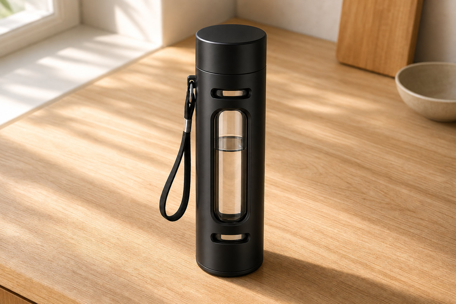 Gourde en verre avec infuseur : vos boissons chaudes sécurisées