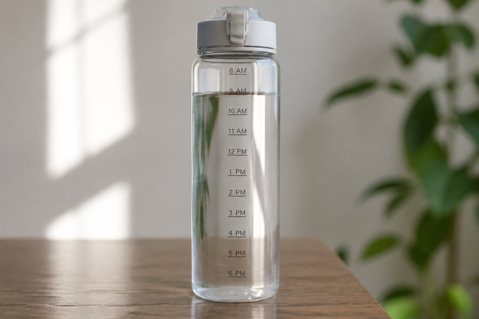 Gourde graduée AquaVibe : mesurer vos objectifs d'hydratation
