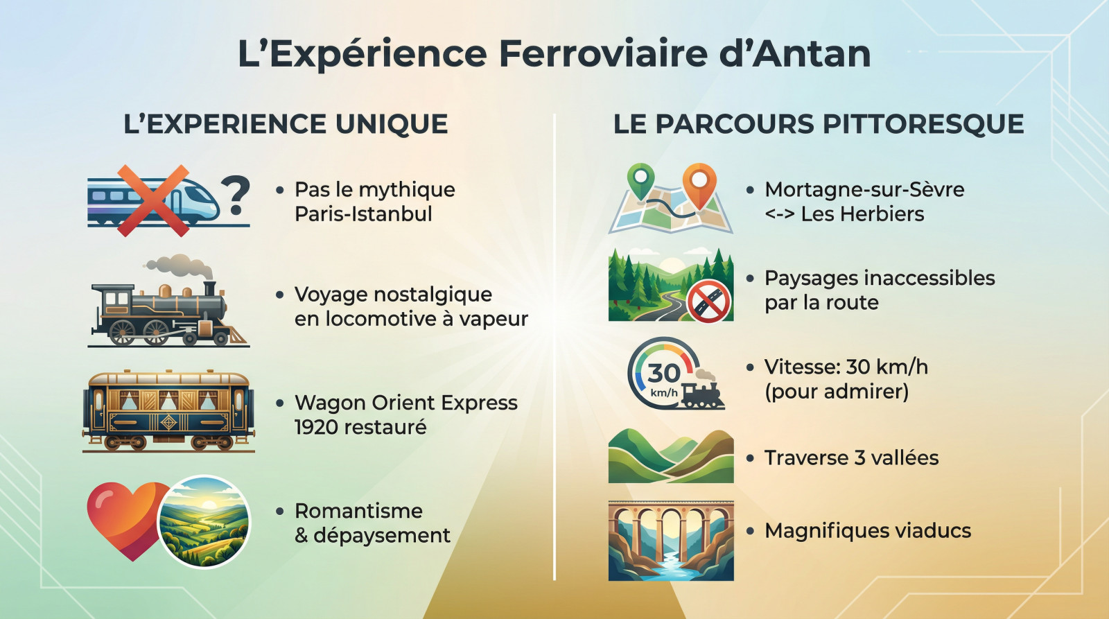 <strong>Intérieur luxueux d'un wagon restaurant d'époque</strong>