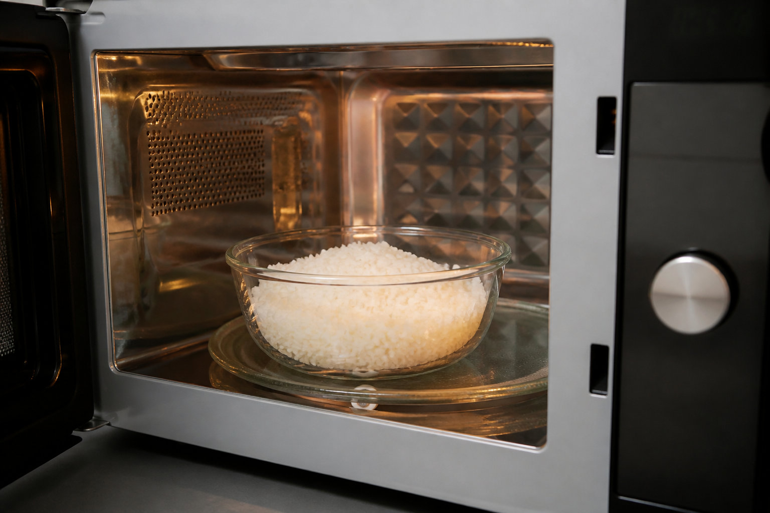 Comment faire du riz soufflé au micro-ondes ?