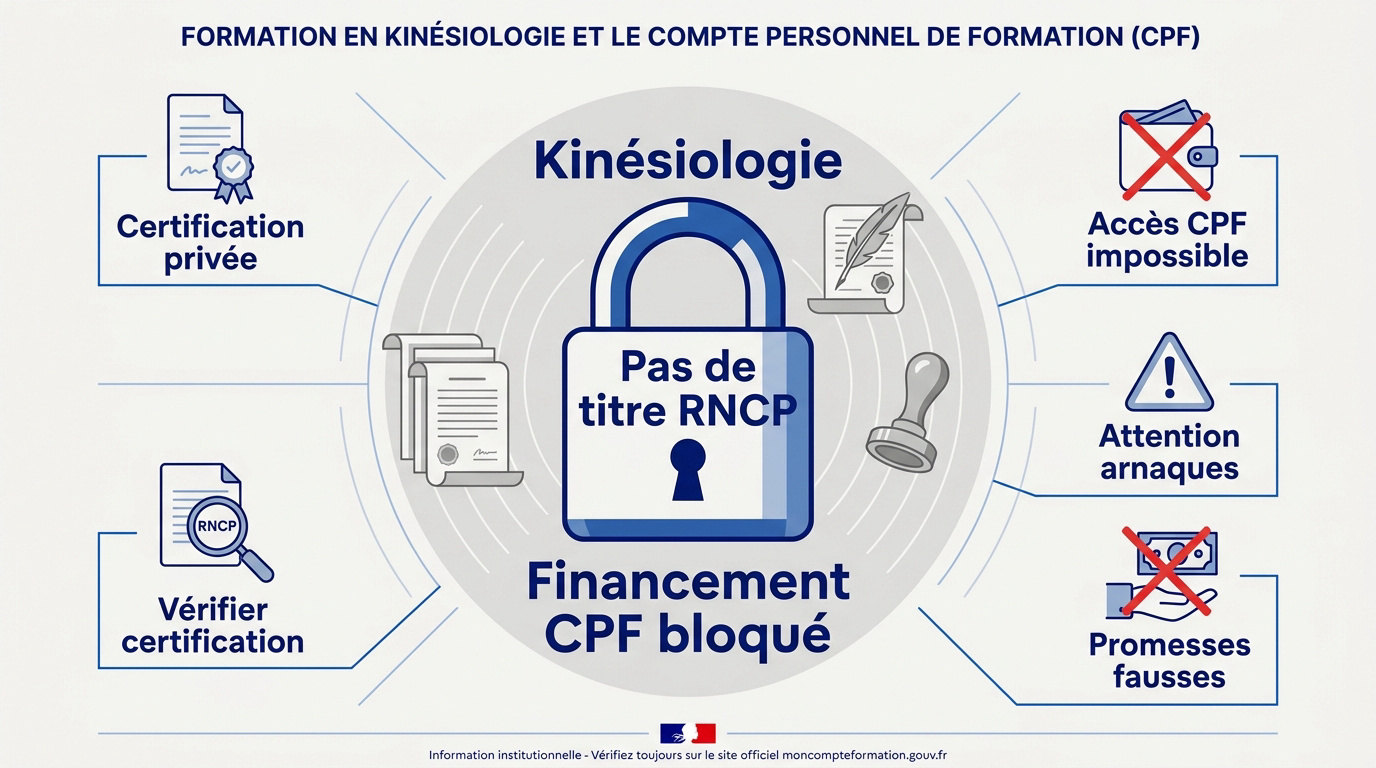 Blocages de financement pour la formation kinésiologie éligible au CPF