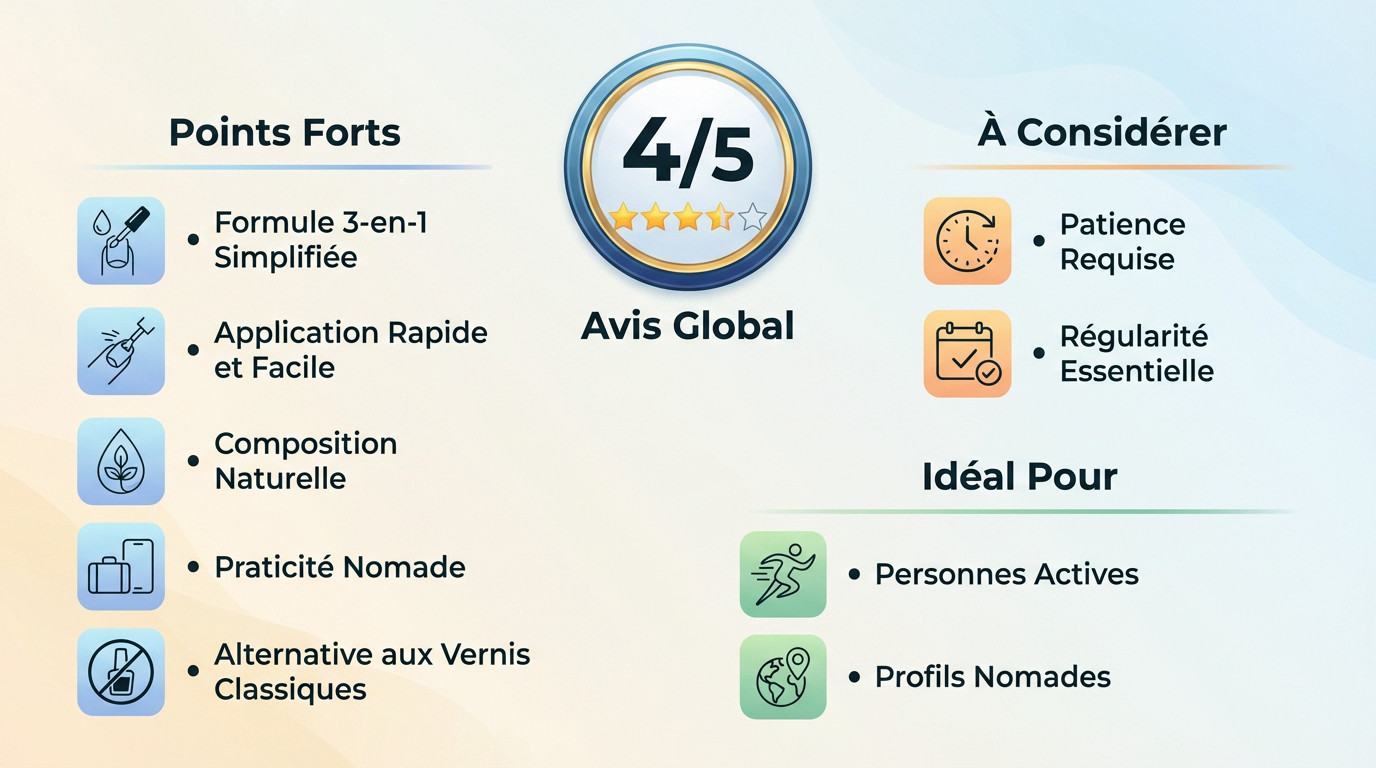 Avis et note globale du stylo de soin pour les ongles Orivelle