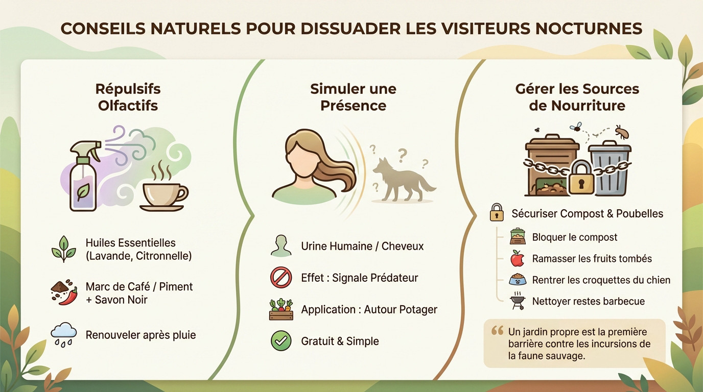 Astuces naturelles pour éloigner un blaireau du jardin