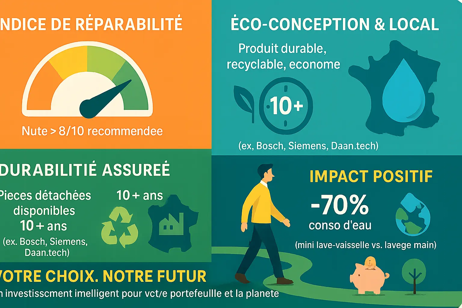 Mini lave-vaisselle Bob de Daan.tech en situation d'utilisation