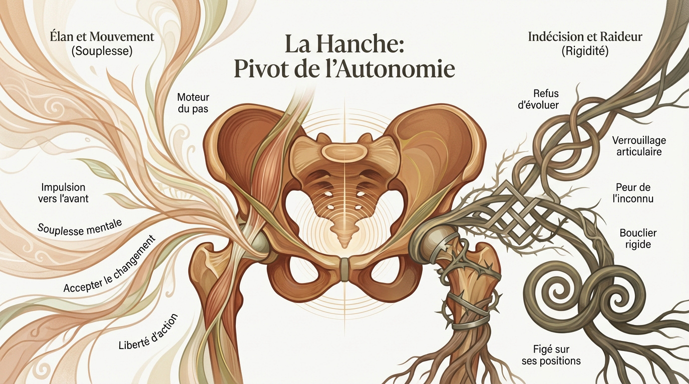 Symbolique de la souplesse et de la rigidité de la hanche dans l'autonomie personnelle
