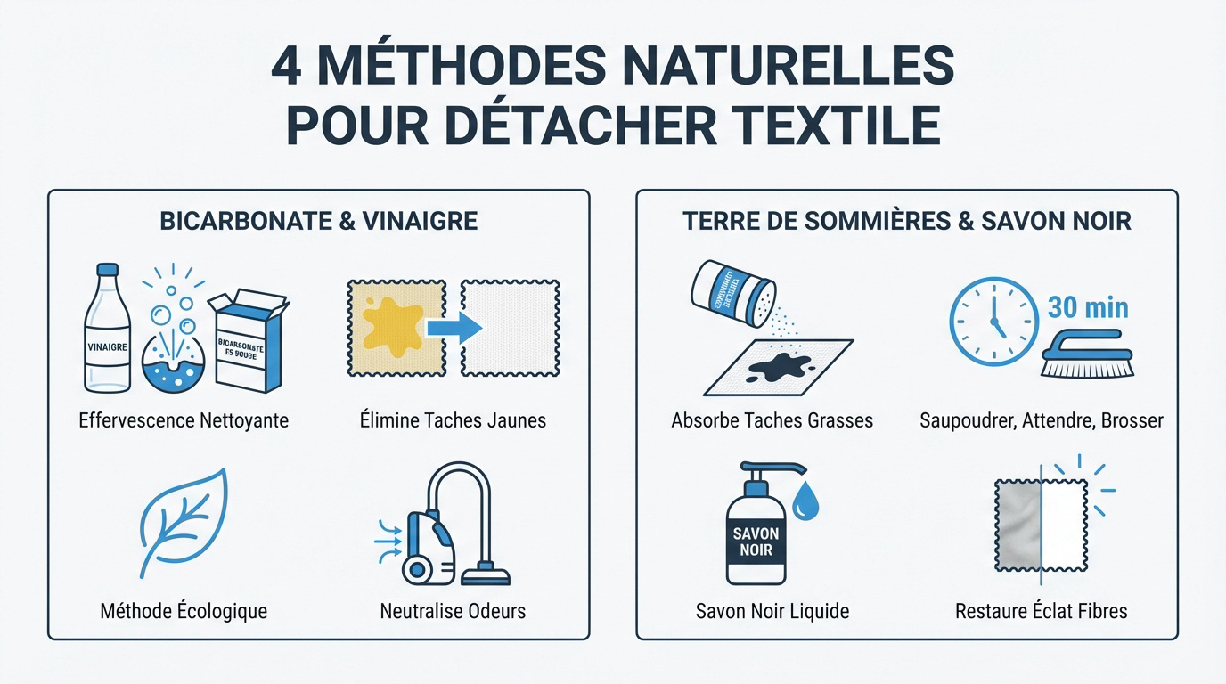 Astuces naturelles pour nettoyer une moquette avec du bicarbonate et du vinaigre