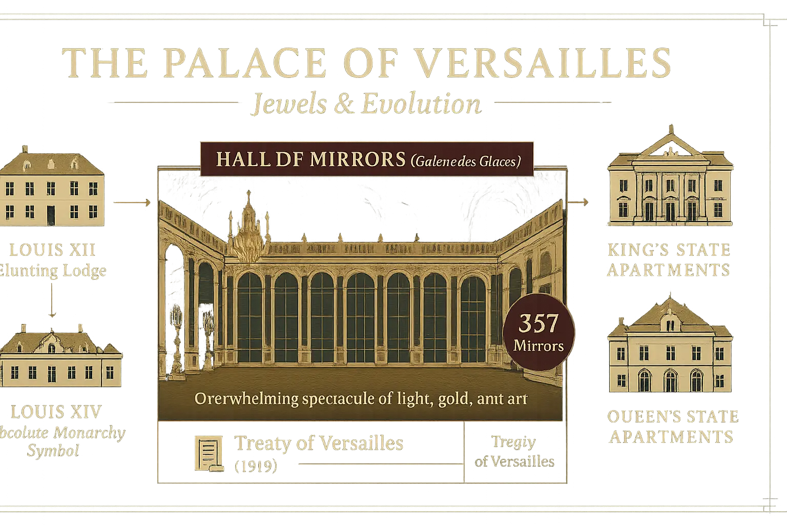 <strong>Palace of Versailles Hall of Mirrors</strong>