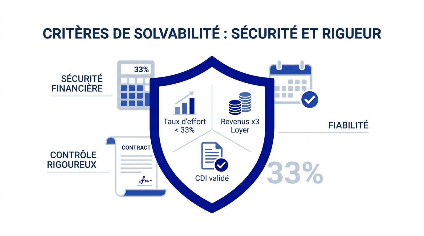 Critères de solvabilité pour une garantie loyer impayé