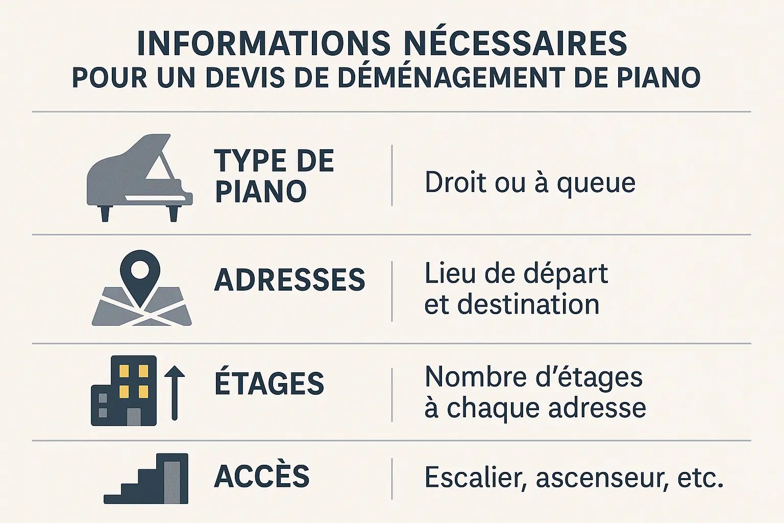 Illustration devis déménagement piano