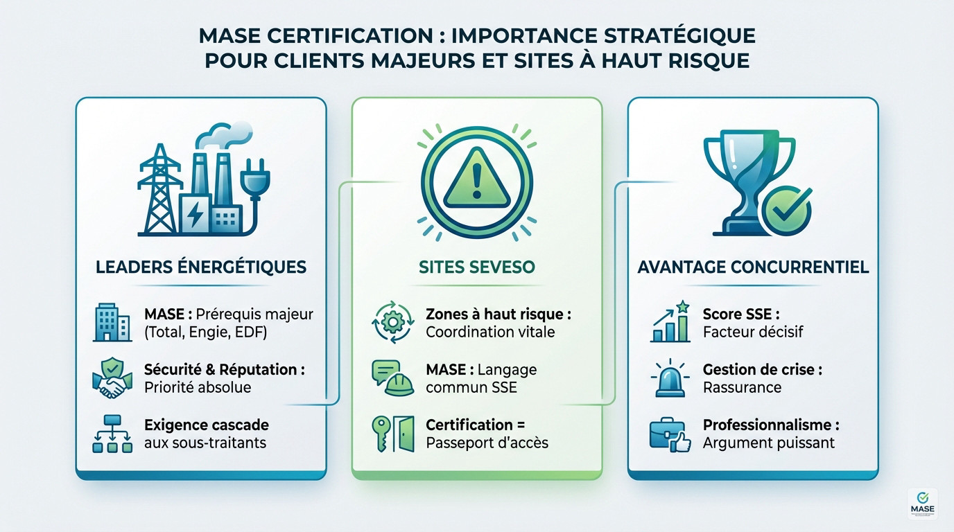 Importance stratégique de la certification MASE pour les sites industriels à risques