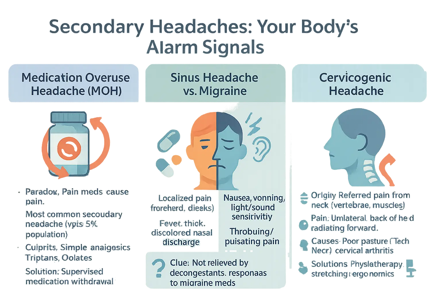 Headaches as the body's alarm signals