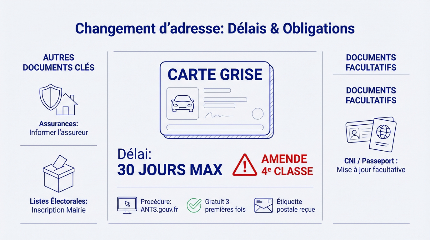 Calendrier des démarches administratives pour un déménagement sans stress