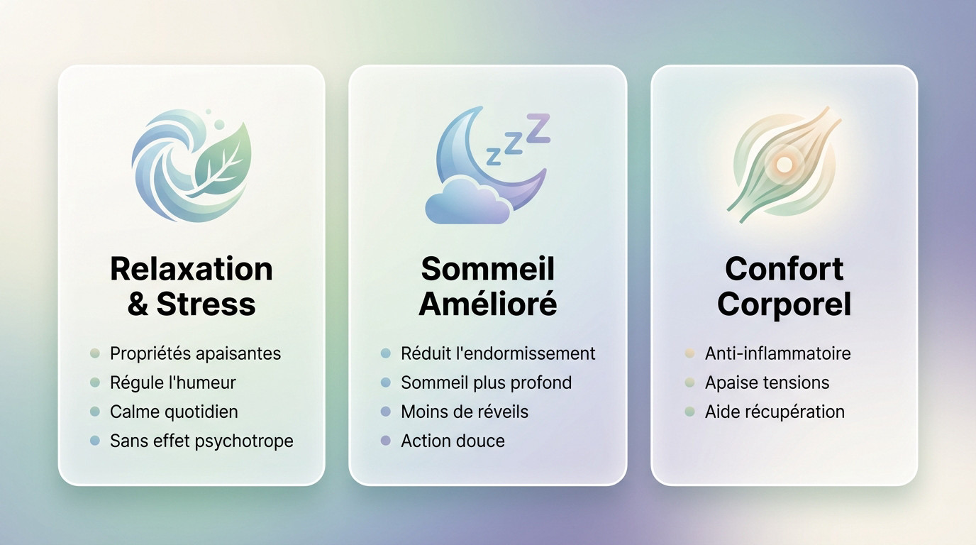 Gummies CBD sans THC aux vertus relaxantes et apaisantes