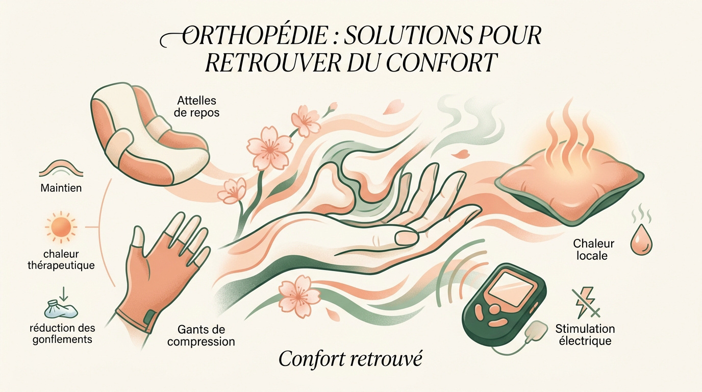 Arthrose main : comprendre et soulager au quotidien Solutions d'orthopédie pour soulager l'arthrose de la main et retrouver du confort au quotidien