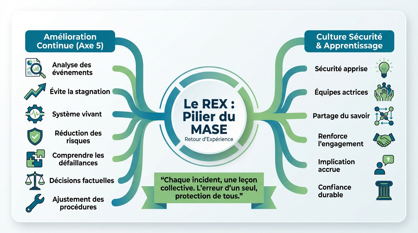 Analyse d'un retour d'expérience MASE pour l'amélioration continue de la sécurité