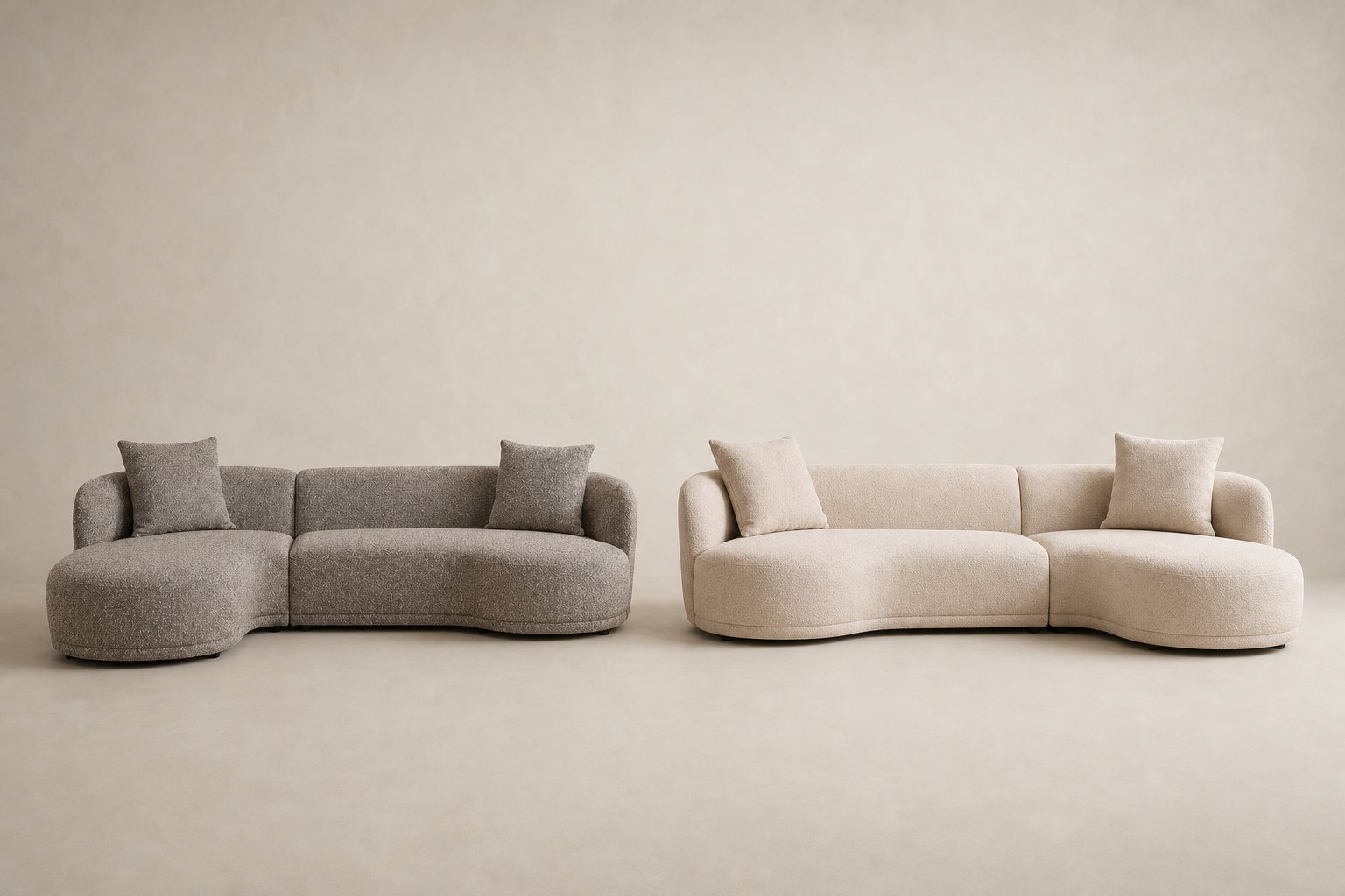 Canapé BERLIN avec méridienne marron : l'amplitude d'un design contemporain