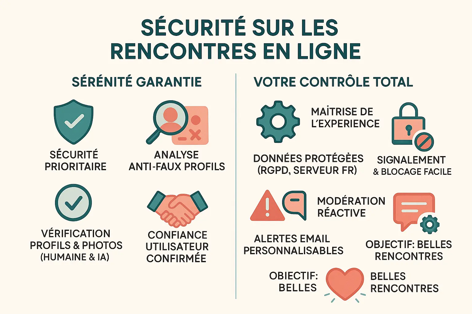 Illustration de la sécurité sur Vivaflirt