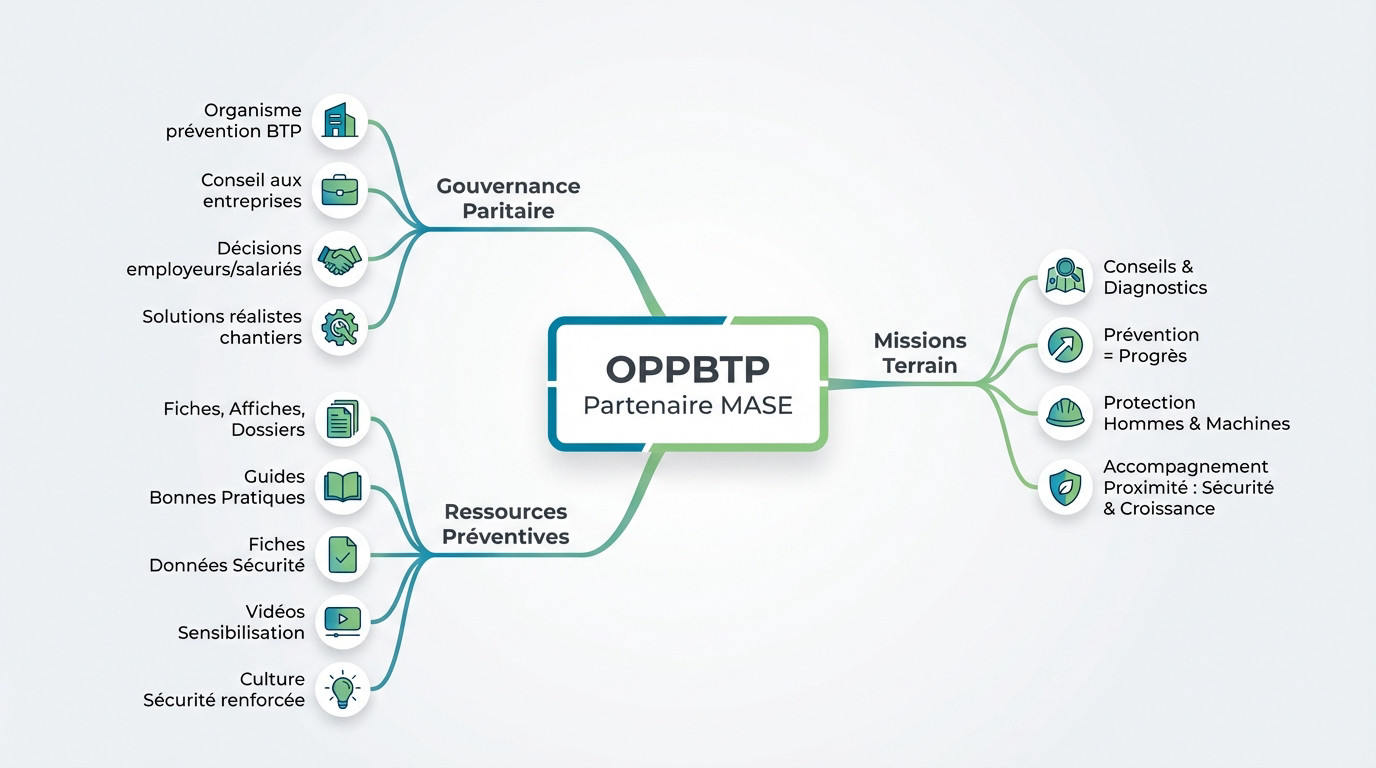 Gouvernance paritaire et missions de terrain de l'OPPBTP