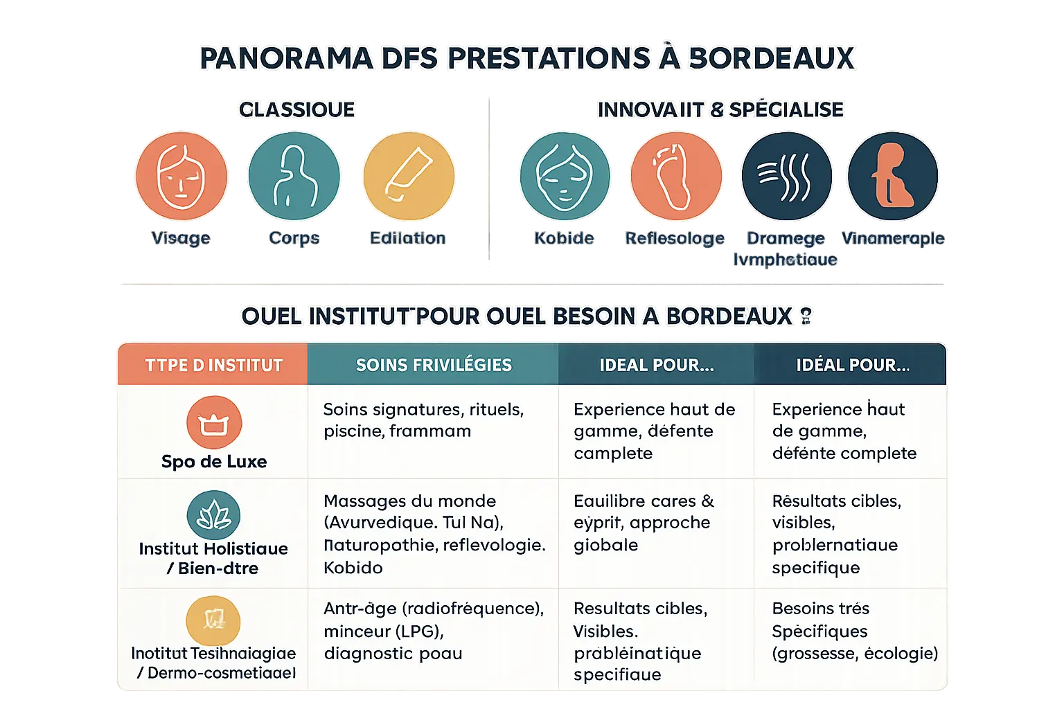 Services de bien-être et beauté à Bordeaux