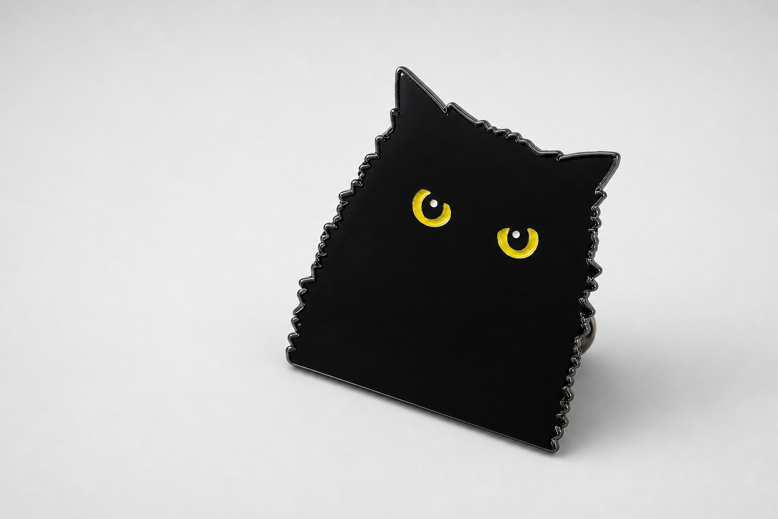 Black Cat Pin: Add a Touch of Midnight Magic to Any Jacket