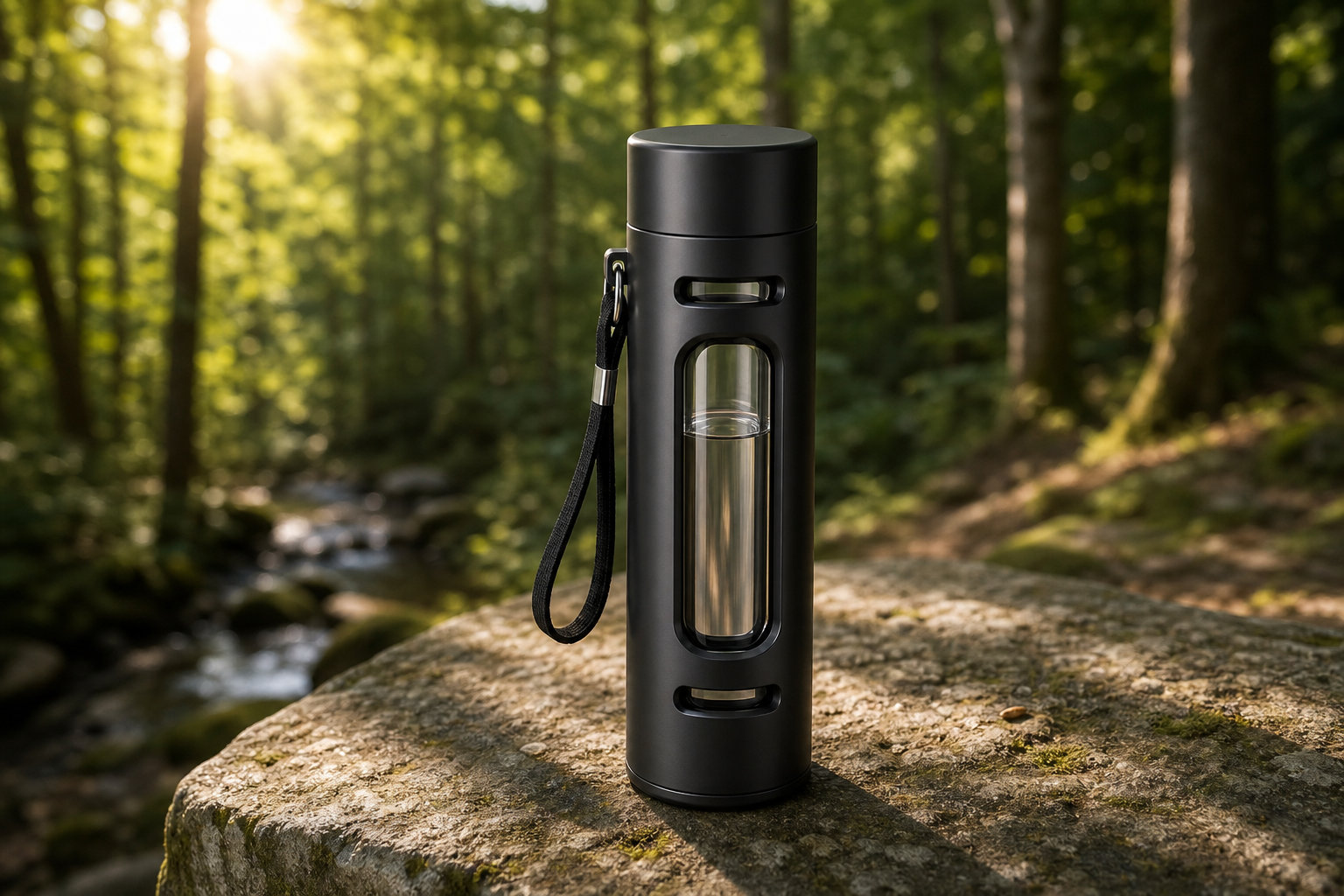 Gourde en verre avec infuseur - Infusion parfaite par Gourde & Co