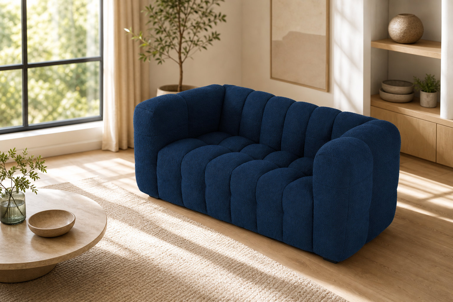 Le LILO bleu nuit : l'élégance du bouclette compact