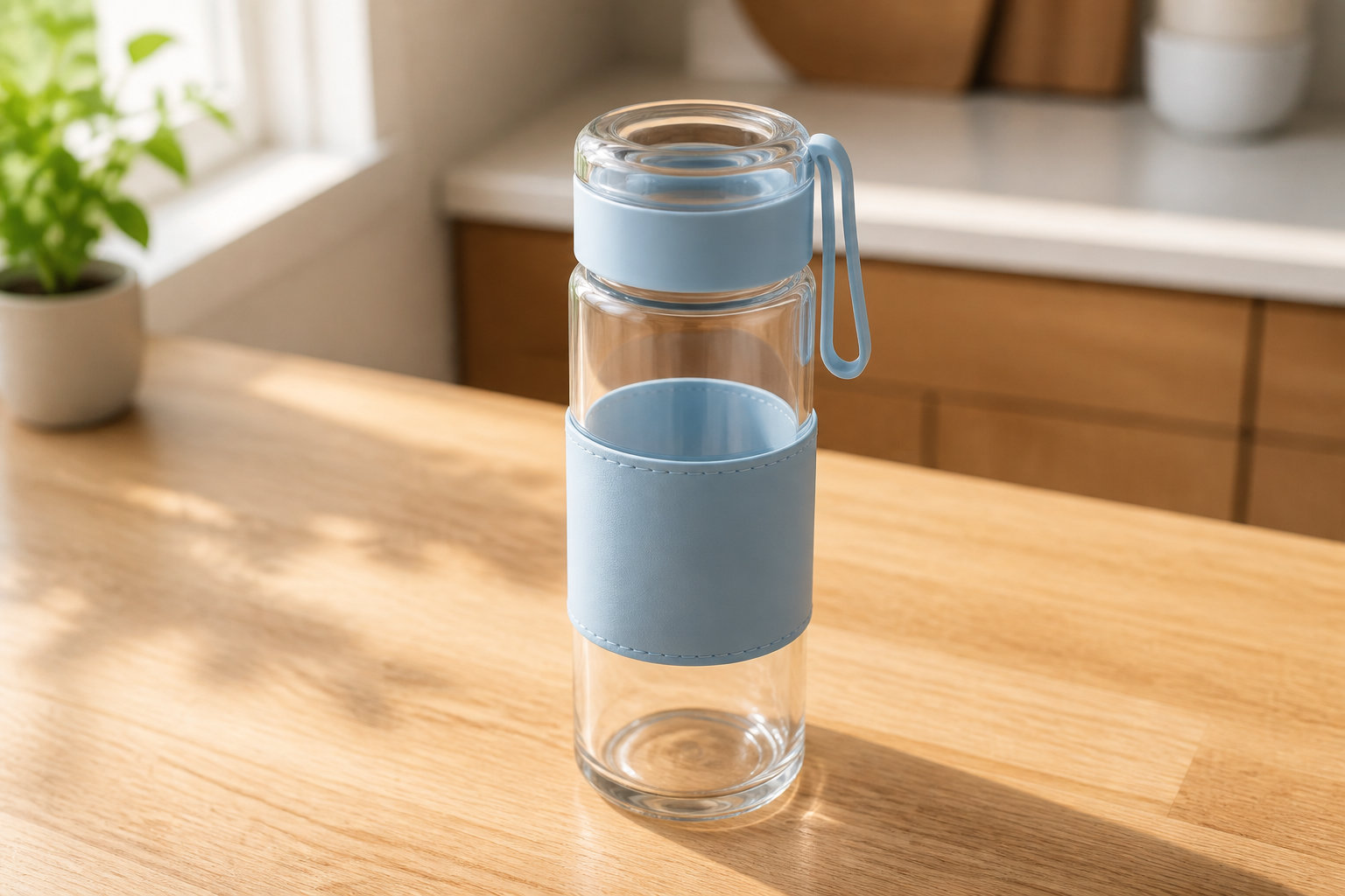 Gourde verre filtrante charbon actif : le secret d'une eau saine