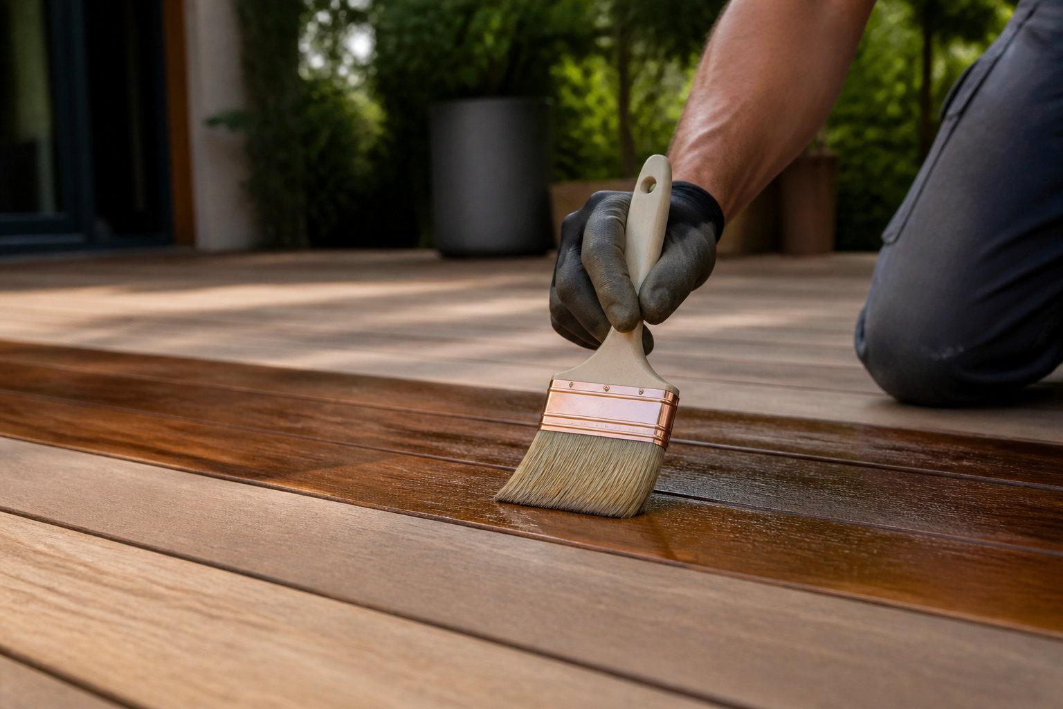 Saturation et protection : les techniques pour un bois dense