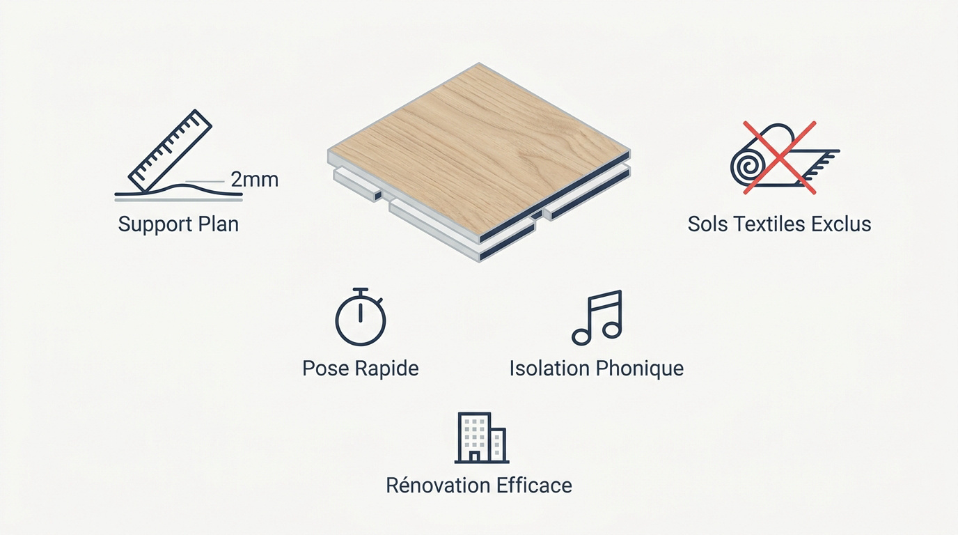 Avantages dalles PVC