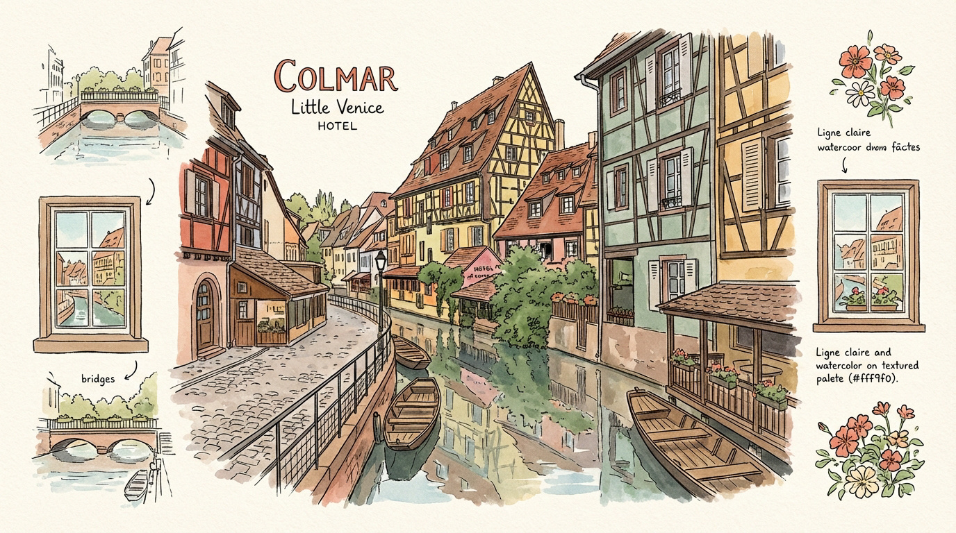 Odysalis Votre hôtel à la Petite Venise pour un séjour à Colmar