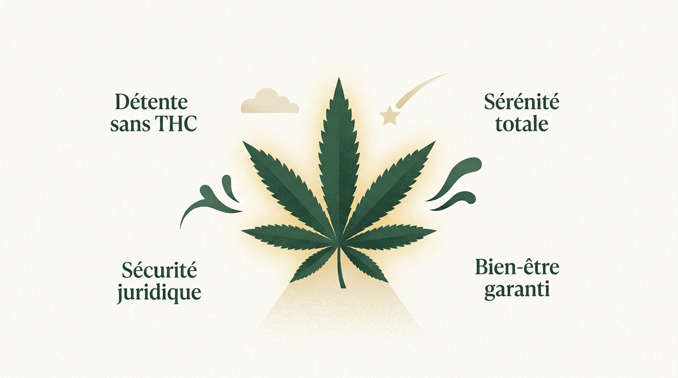 Fleurs de chanvre premium pour une nuit sereine sans THC