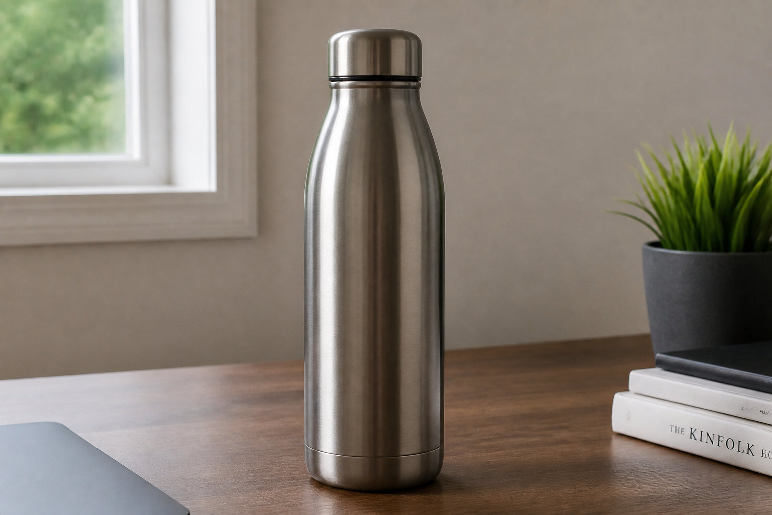 Gourde inox 2L, Corde et format sport pour les actifs