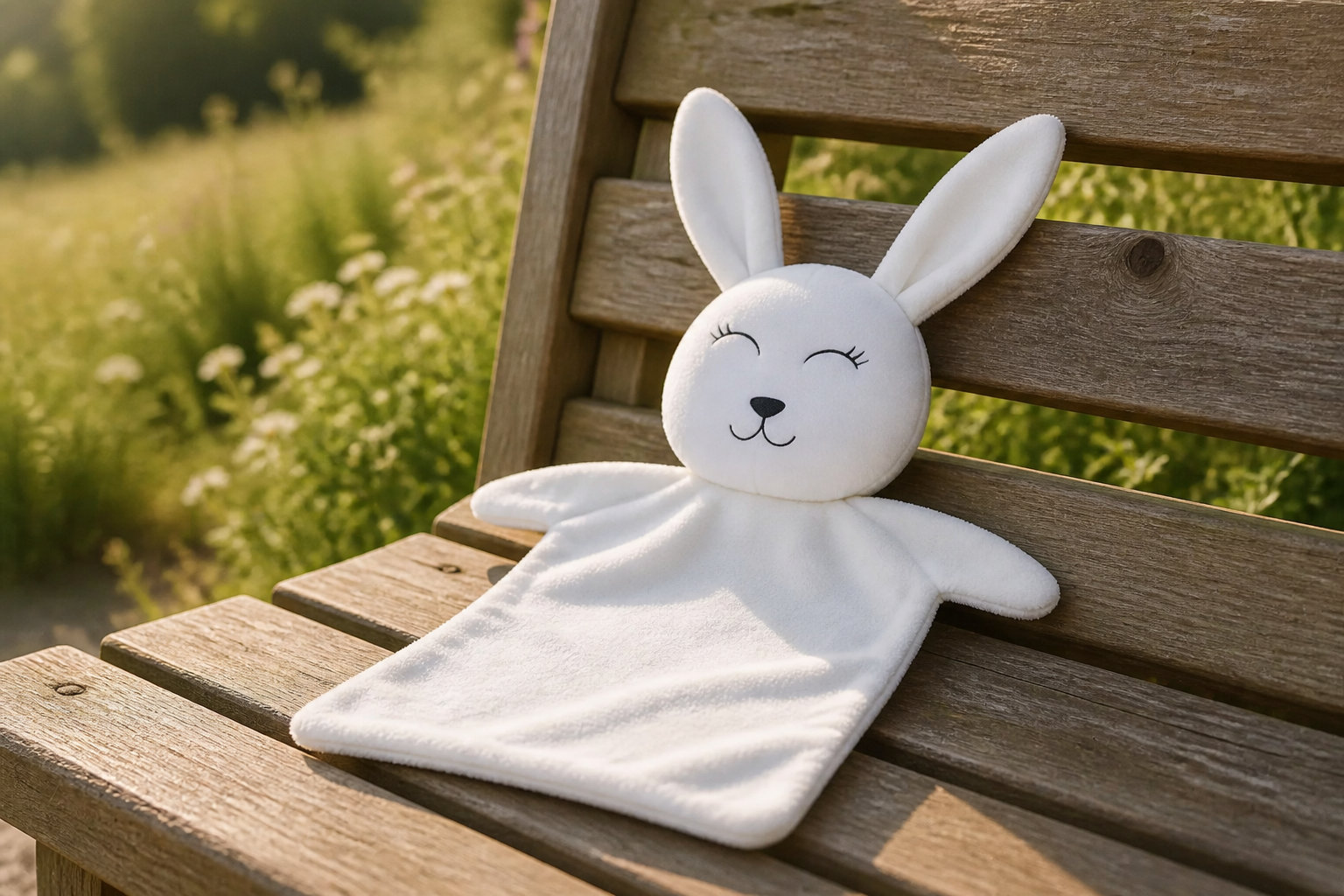 Doudou Lapin tissu petite souris