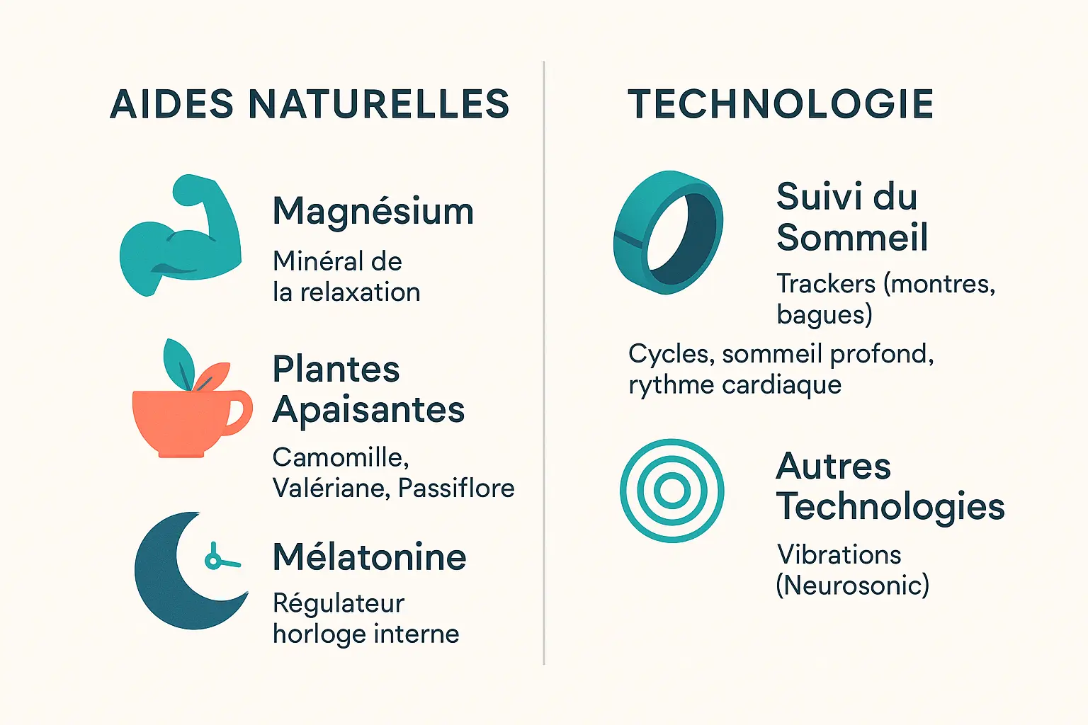 Comparaison entre les aides naturelles et les technologies pour améliorer le sommeil