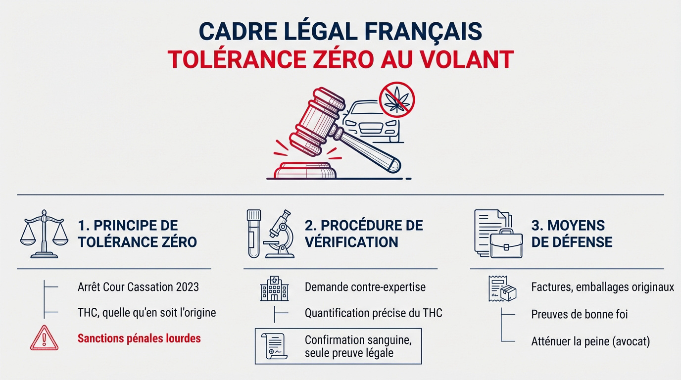 Réglementation française sur le CBD et la conduite automobile