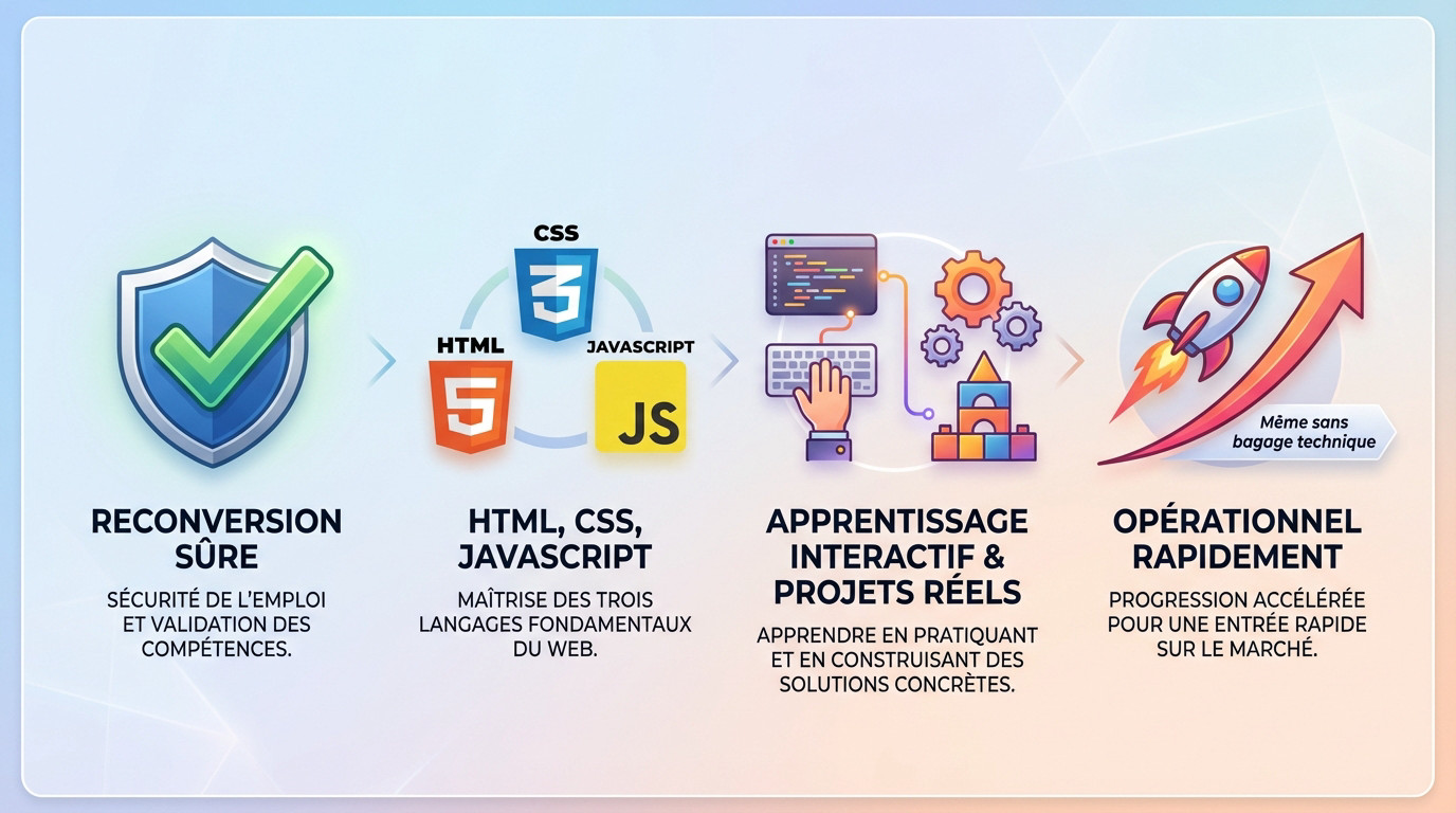 Apprendre le développement web à distance