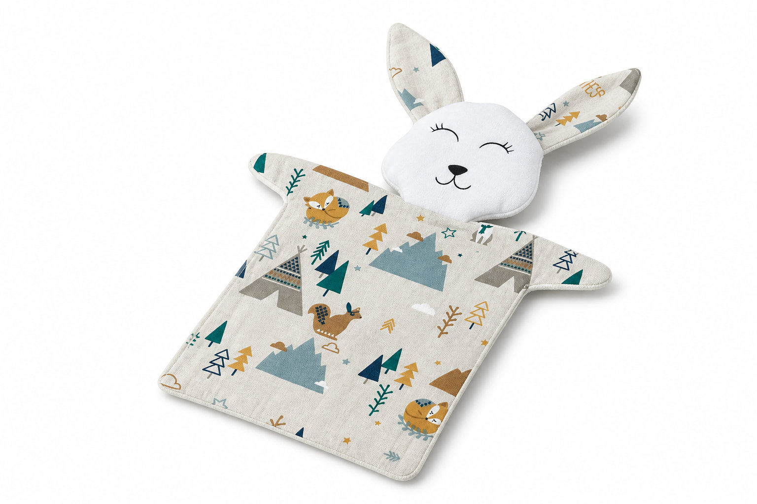 Doudou plat renard aventures : pour les petits explorateurs curieux