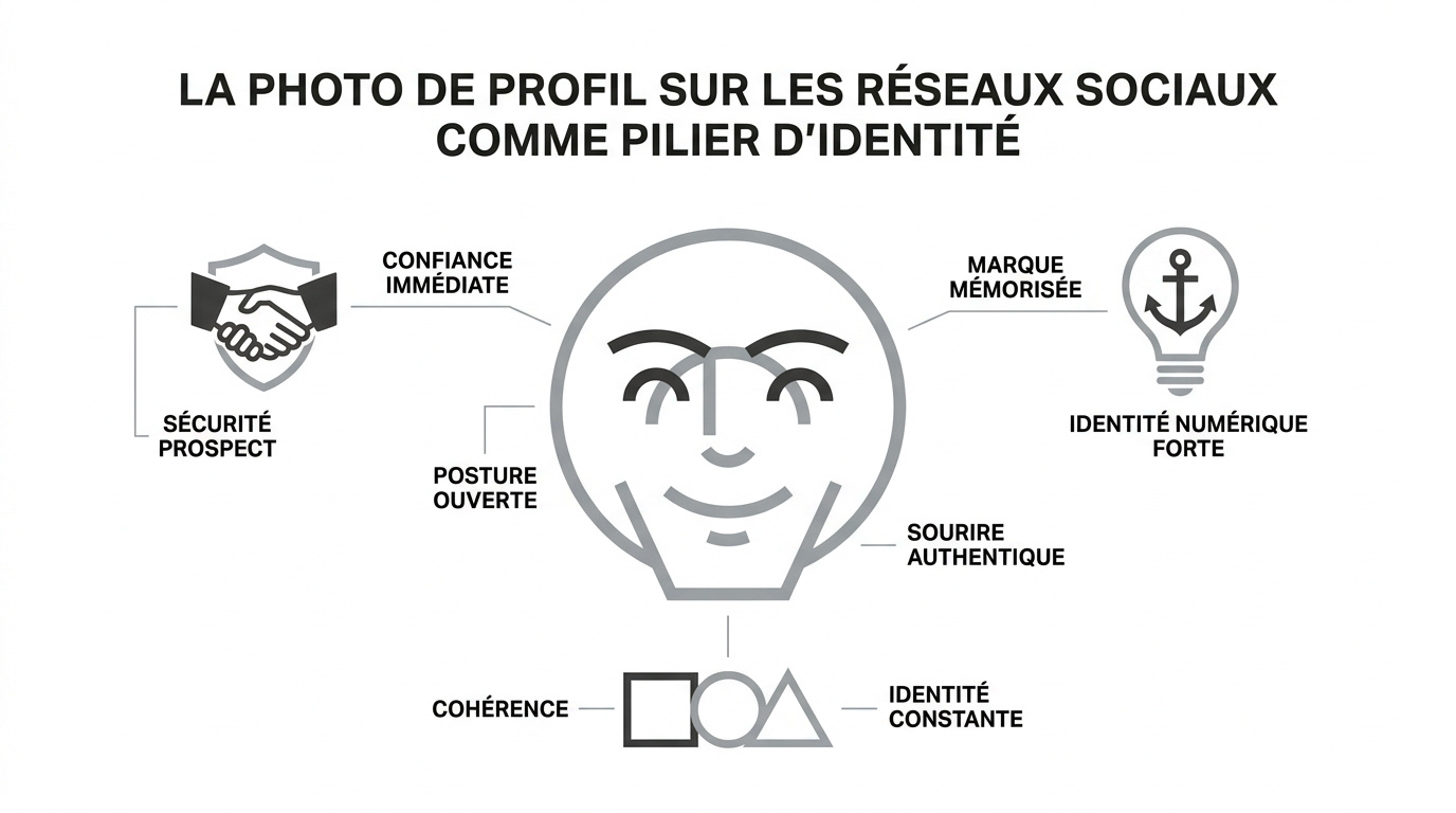 Portrait professionnel pour photo de profil réseaux sociaux