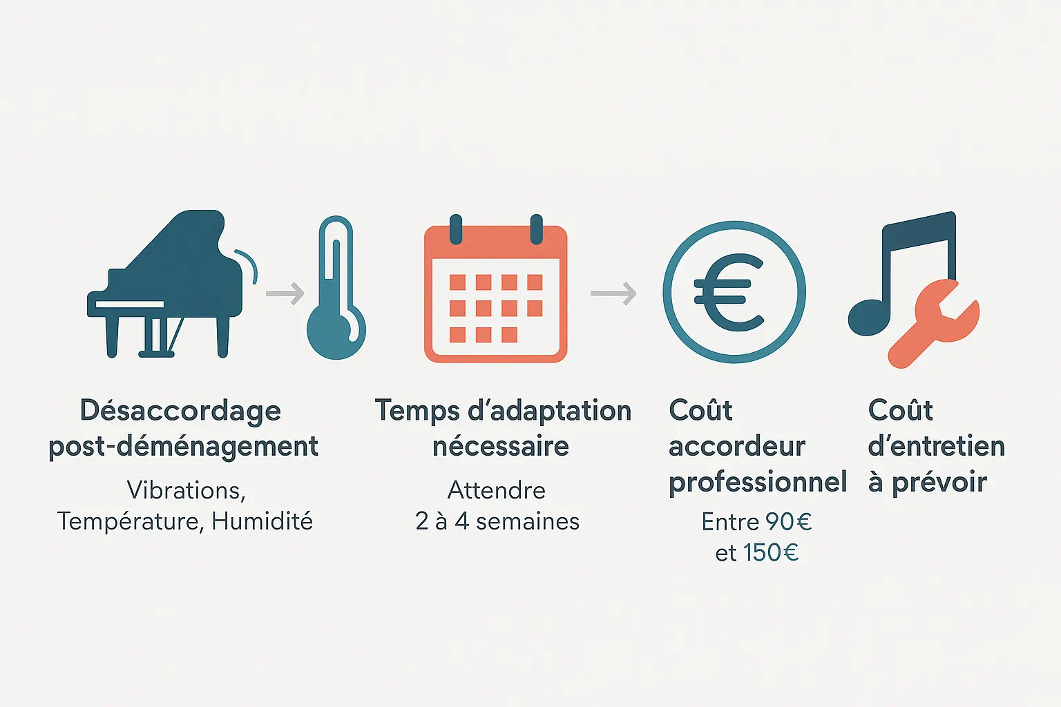 Accordage de piano après déménagement