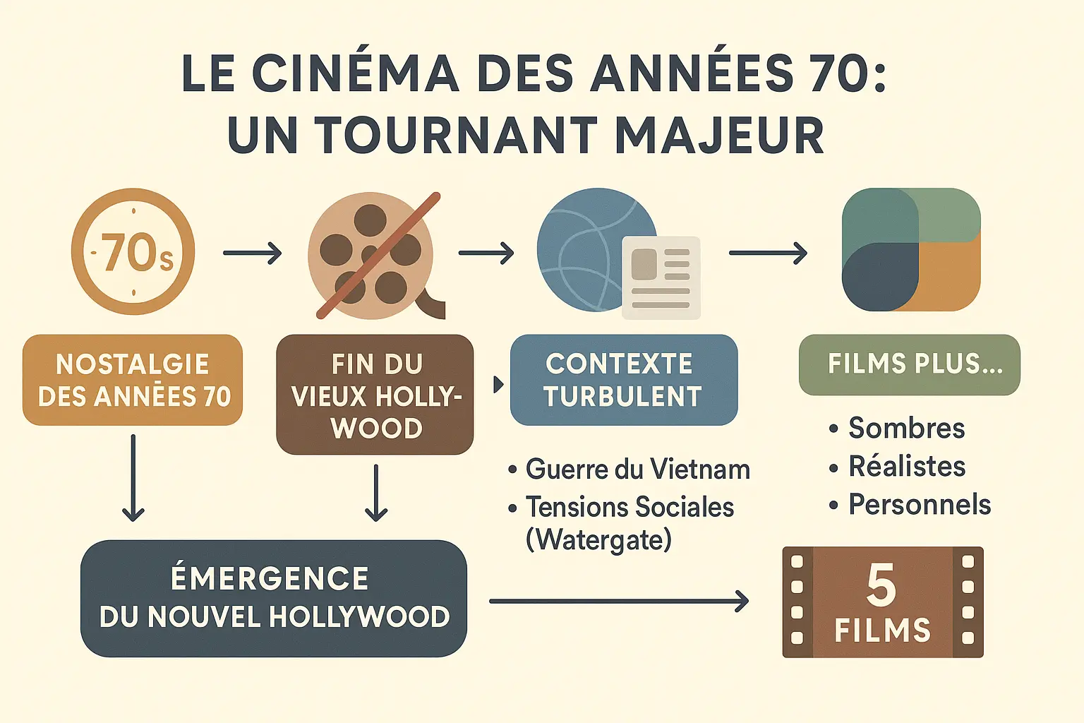 Cinéma des années 70 : le tournant du Nouvel Hollywood