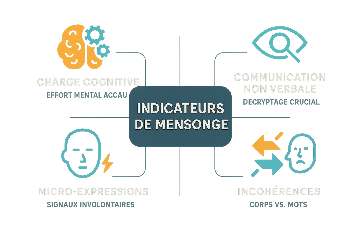 Indicateurs de mensonge, charge cognitive et indices comportementaux