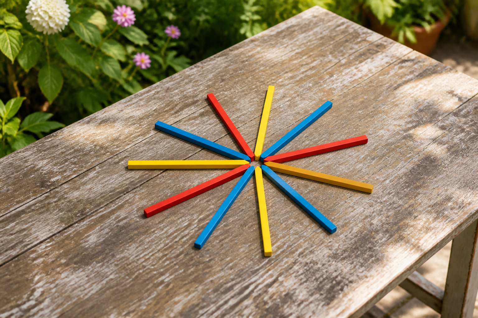 Bâtonnets créatifs Montessori - Jeu de construction en bois