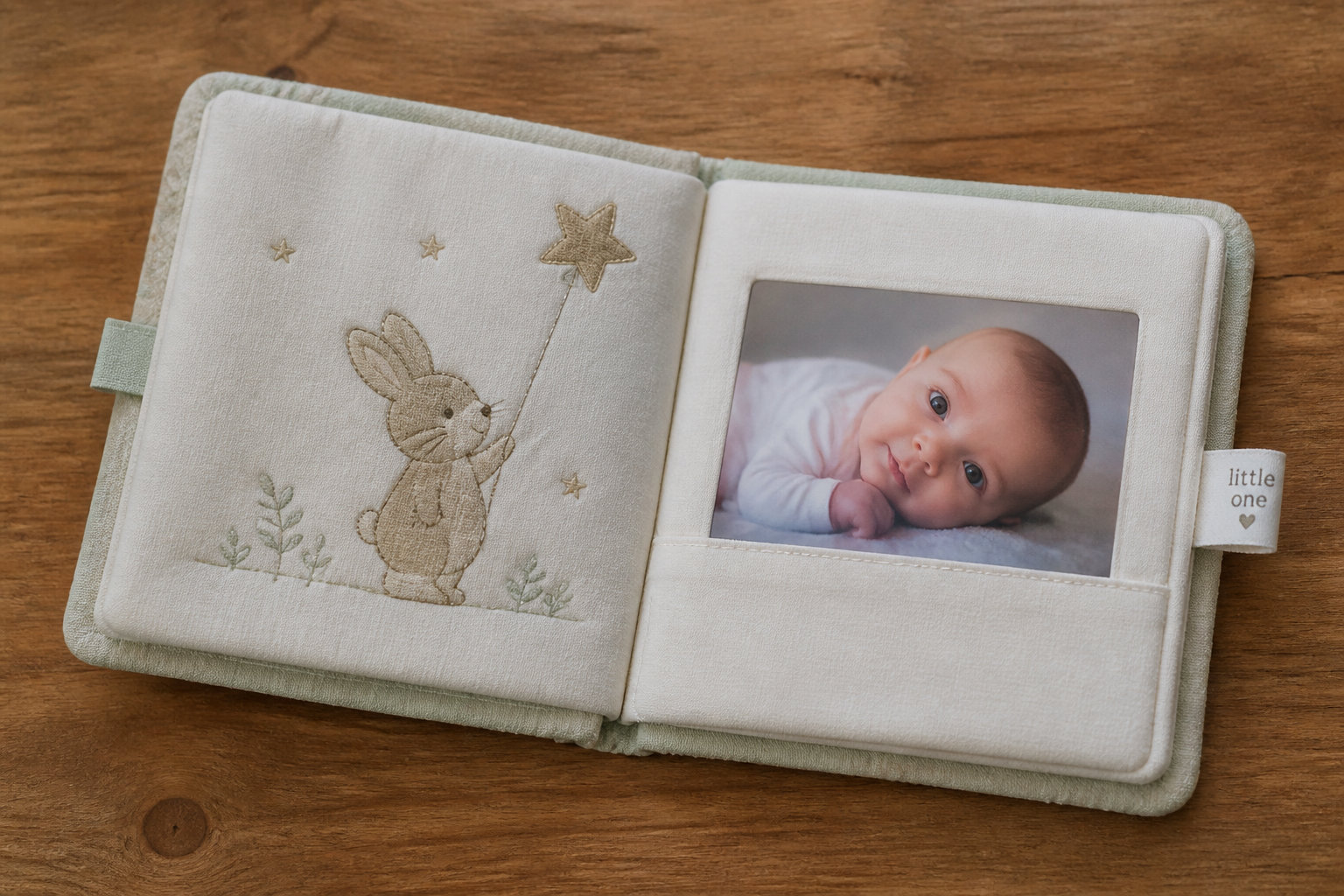 Pourquoi l'album photo en tissu lavable est l'allié de l'éveil