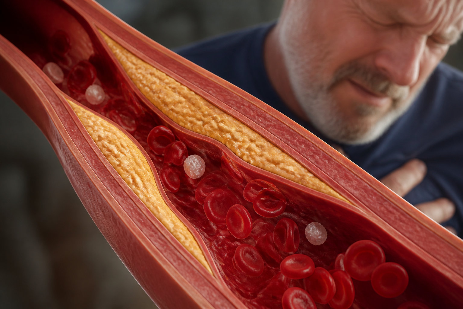Lien entre inflammation artérielle et polymères