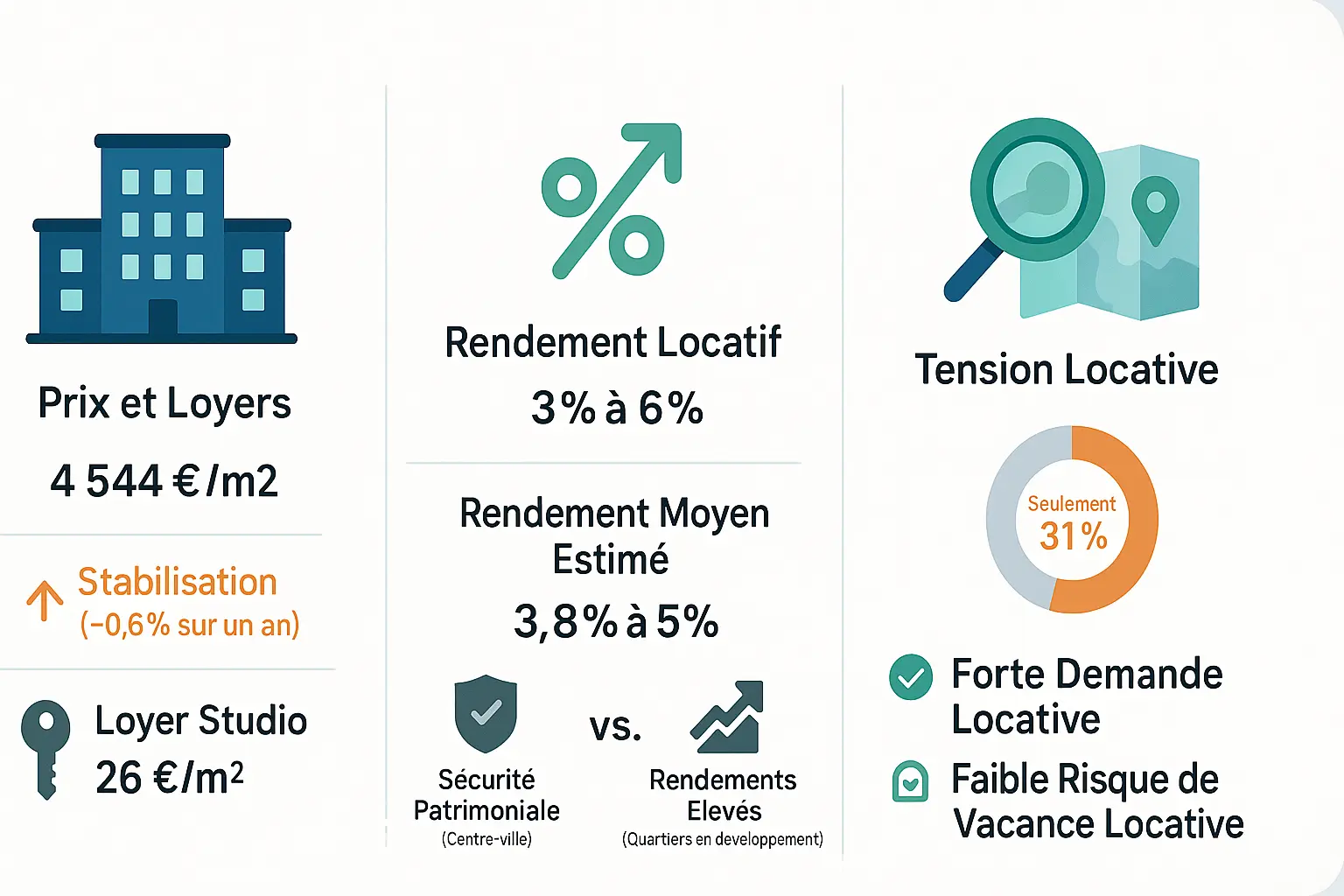 Synthèse des données immobilières clés de Bordeaux
