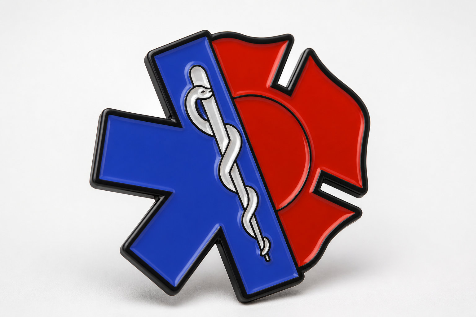 Épinglette d'ambulancier/pompier : un insigne de courage et d'honneur