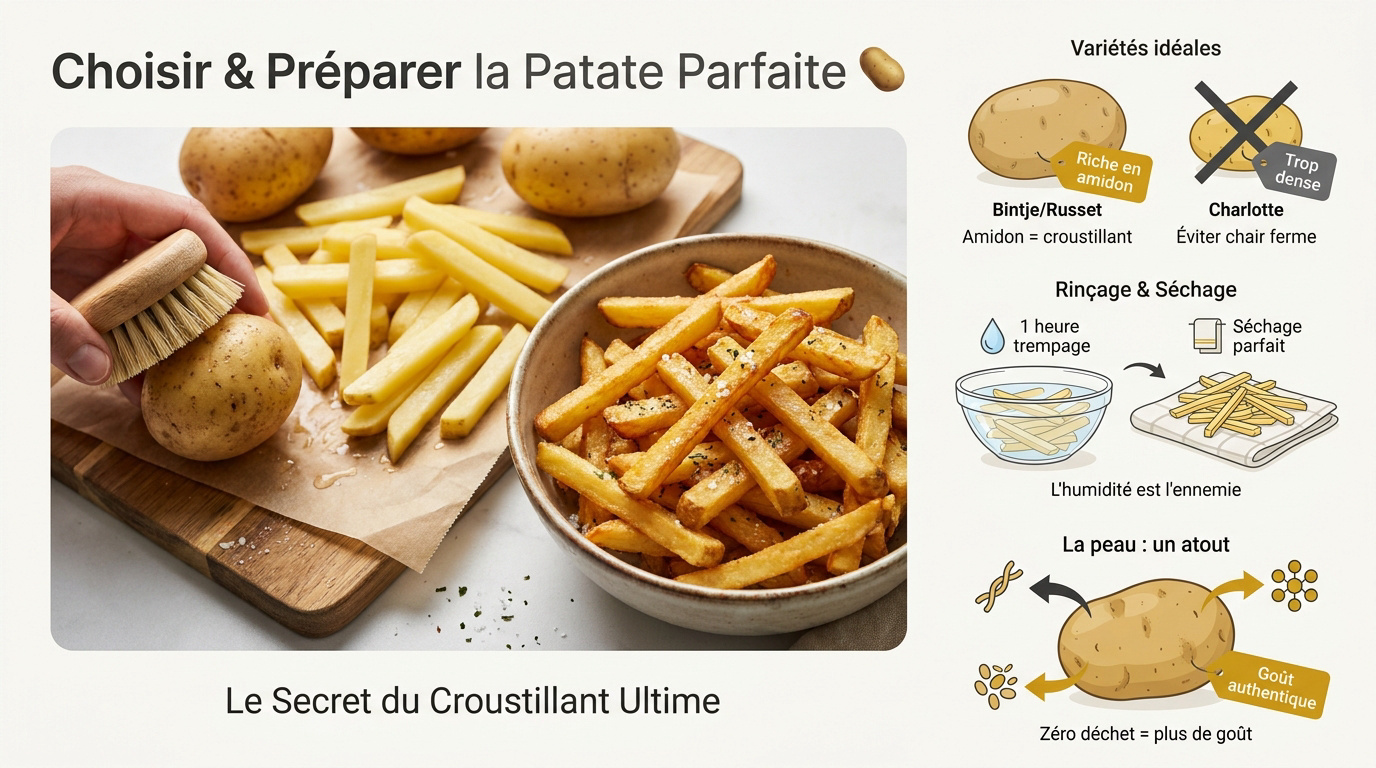 Frites au air fryer : mon secret pour un croustillant sain