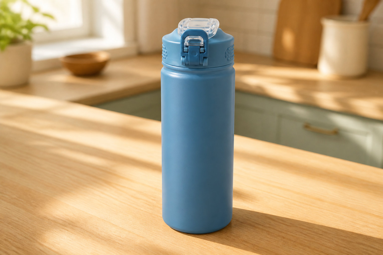 FlowBottle : l'option isotherme en inox avec paille