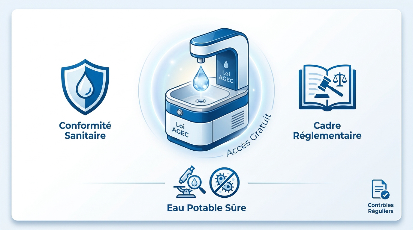 Conformité réglementaire et sécurité sanitaire des fontaines à eau en établissement de santé