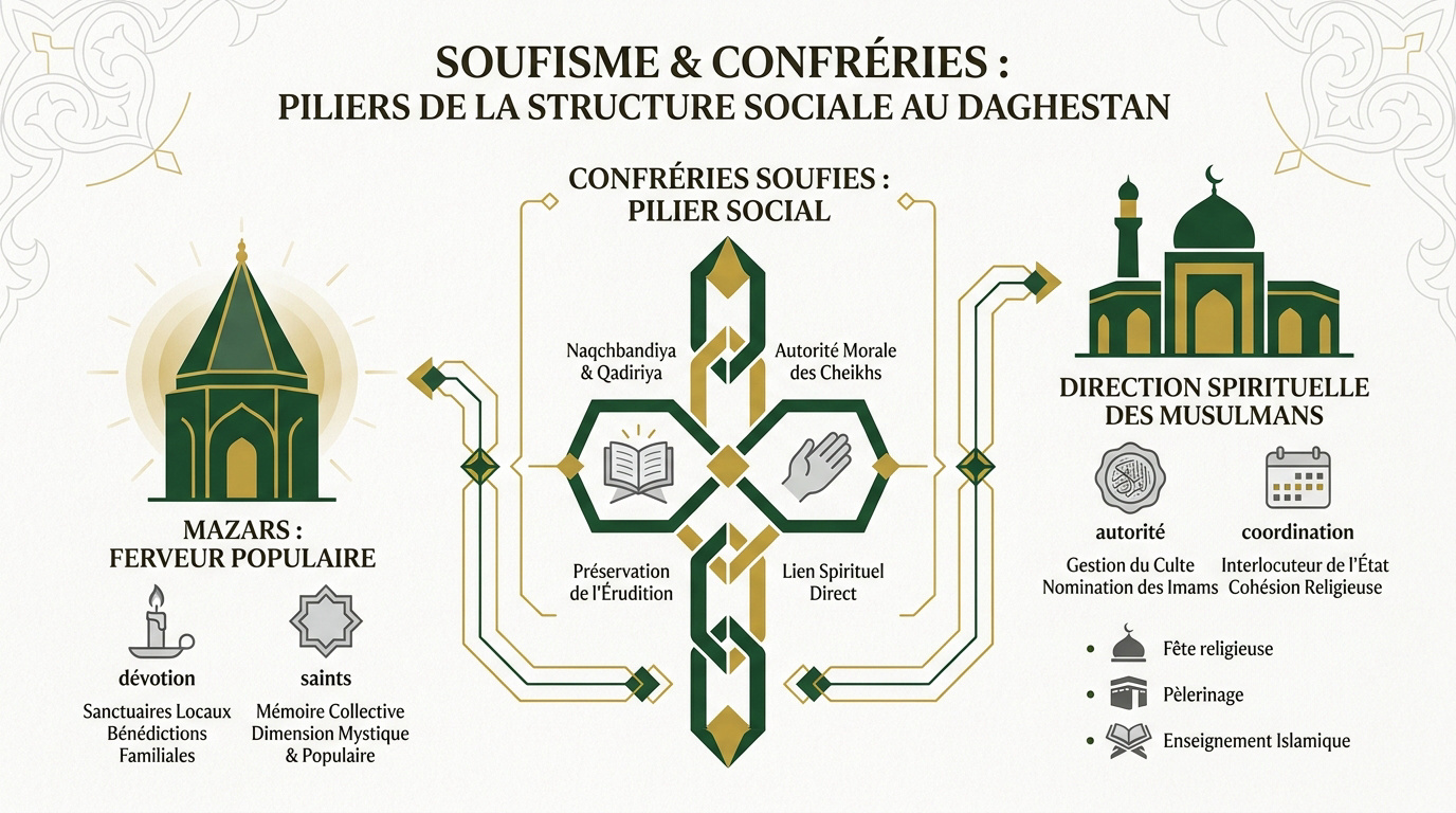 Pratique du soufisme et rassemblement spirituel au Daghestan